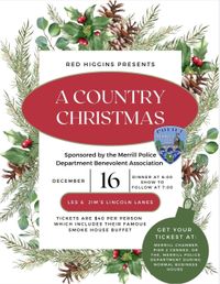 Red Higgins Country Christmas Show and Dinner