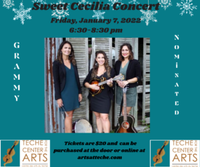 SHOW CANCELLED: Sweet Cecilia at Teche Center for the Arts