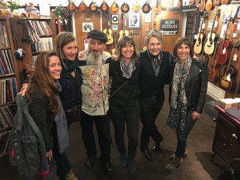 Patricia with Mary Gauthier and friends at McCabe's
