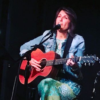 Patricia Bahia at West Coast Songwriters July 2017
