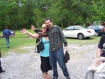 Sean Carney and super fan Jen Ocken.

