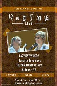 RagTop at Lazy Days Winery Sangria Saturdays