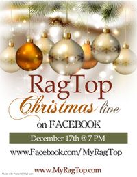 RagTop Christmas Live from our Living Room!