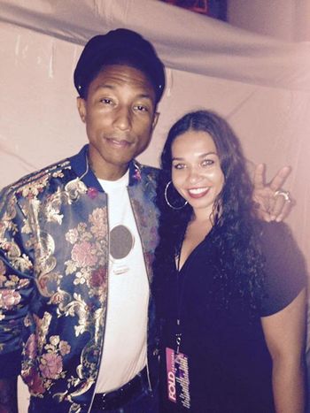 Pharell Williams & Miranda Writes
