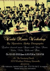 World Music Workshop by Maestro Aloke Dasgupta 