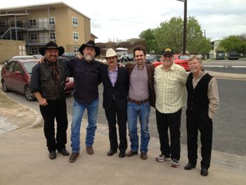 Michael Martin Murphey, Chuck, Brother John Dowers and Ryan Murphey of the Sawdust Brothers, Charles Lynn and Howard Hudiburg
