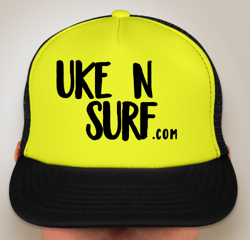 Uke N Surf NEON Trucker Hat