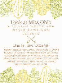 Look at Miss Ohio: Gillian Welch and David Rawlings Tribute