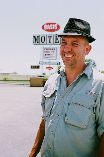 Film Maker Charlie Smith during production of the BLUE DREAM DOCUMENTARY
