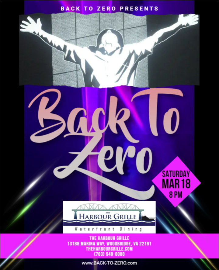 Back to Zero will be back at the Harbour Grille on Saturday night March 18, starting at 8 PM. Get there early to reserve a spot and enjoy the Grille's delicious meals, mouthwatering cocktails, and fantastic service! BTZ will provide live music featuring a far-reaching mix of funk, rock, R&B and soul classics, disco, and dance party music! 
