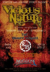 Mallen supporting Vicious Nature