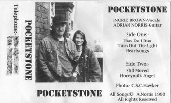 'Pocketstone' demo tape insert
