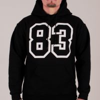 Hoodie 83 original noir & blanc