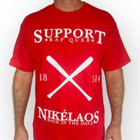 T-Shirt Nikélaos Rap Queb Support noir