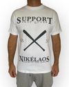 T-Shirt Nikélaos Rap Queb Support blanc