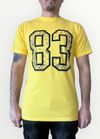 T-Shirt 83 bandana jaune & noir