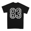 T-Shirt 83 bandana noir & blanc
