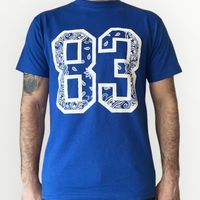 T-Shirt 83 bandana bleu