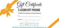 Gift Certificate - 5 Lesson Gift Package
