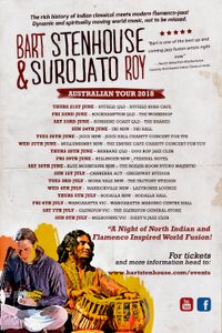 Cancelled - Bart Stenhouse and Surojato Roy in Concert