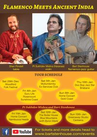 Flamenco Meets Ancient India Tour - Doo Bop Jazz Bar Brisbane QLD