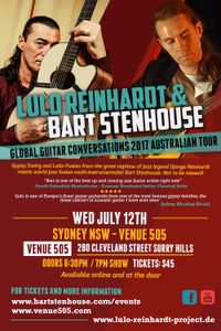 Lulo Reinhardt and Bart Stenhouse - Global Guitar Conversations 2017 Australian Tour