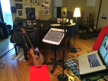 Old Rock Studio set for Acoustic Cigarette
