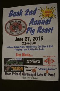 The Buck Hotel and Tavern Pig Roast   2pm - 8pm