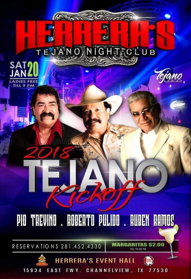 Ruben Ramos & The Mexican Revolution @ HERRERA'S TEJANO NIGHT CLUB - Jan 20  2018