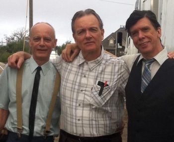 Johnny Vidacovich, me & Tommy Malone in "The Campaign" with Will Ferrell
