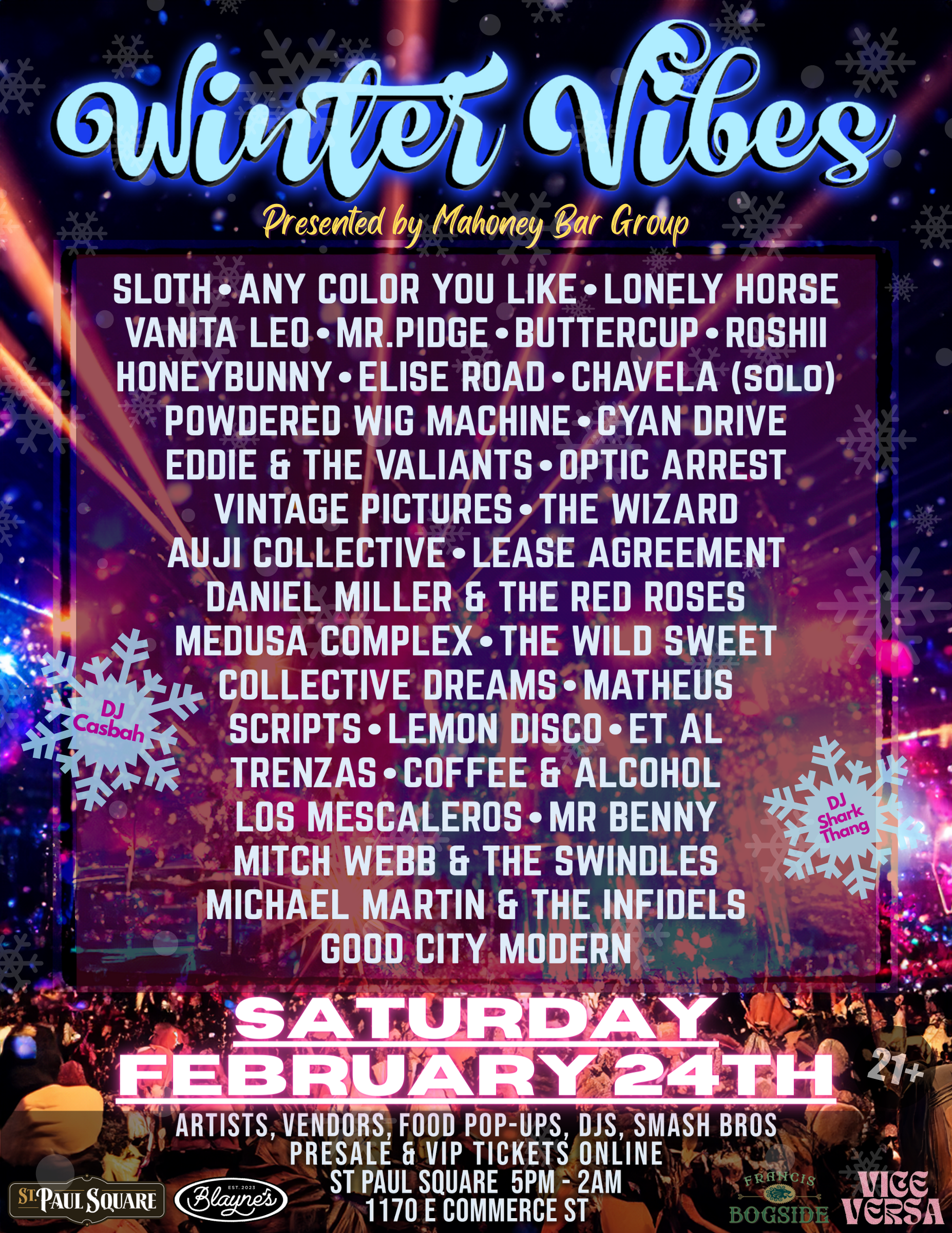 Winter Vibes Festival 2024 @ St. Paul Square - Feb 24, 2024, 8:00PM