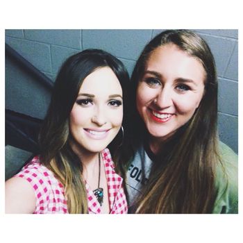 Kacey Musgraves and Fletcher backstage at the Georgia Theatre
