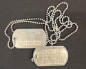 The Long Walk Dog Tag Set