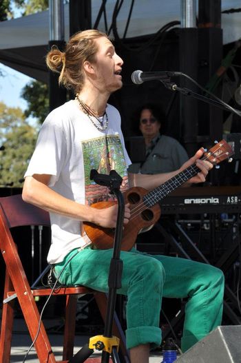 Mark Volman of The Turtles watching me open for them in Sonoma, CA in 2012.
