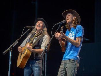 Encore with dad, opening for Greg Allman 2015.
