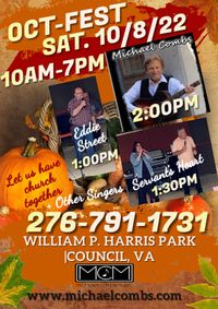 Michael Combs in Concert  at 2:00PM 