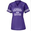 Official #TeamThicknCurvy Purple & White Women's Jersey