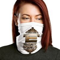 "E" Logo Neck Gaiter - White