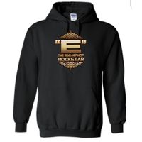 Official Unisex "E" Logo Hoodie - Black