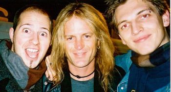 With Doug Aldrich from Whitesnake
