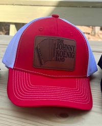 Johnny Koenig Band Hat Red/White