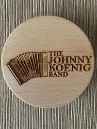 Wood Deckel Stein Lid Johnny Koenig Band Logo