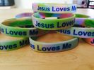 "Jesus Loves Me" bracelet