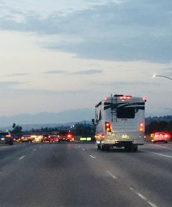 On the road. LA Freeway - July 29, 2018
