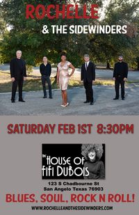 Rochelle & The Sidewinders Live at The House of Fifi Dubios!