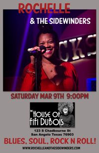 Rochelle & The Sidewinders Live at House of Fifi Dubois!