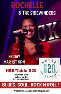 Rochelle & The Sidewinders Live at Table 620 Dining & Drinks!
