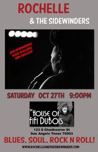 Rochelle & The Sidewinders Live at House of Fifi Du Bois!