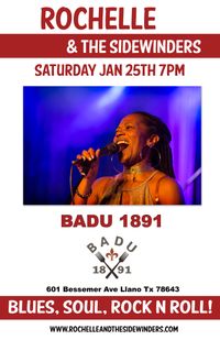 Rochelle & The Sidewinders Live at Badu 1891!