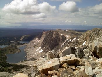 South from the summit ....Rockies in the distance
